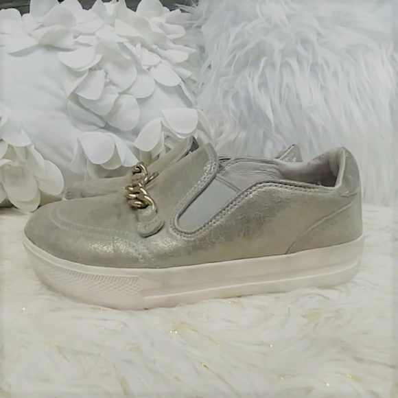 Ash Shoes - ASH METALLIC CHAIN WEDGE SHOE
